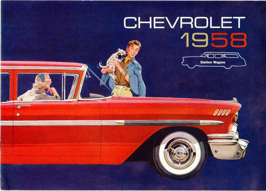 1958 Chevrolet Wagons Brochure Page 2